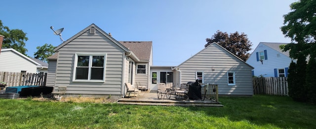 3550 Oak St, Hudsonville, MI 49426 - back of house featuring a deck