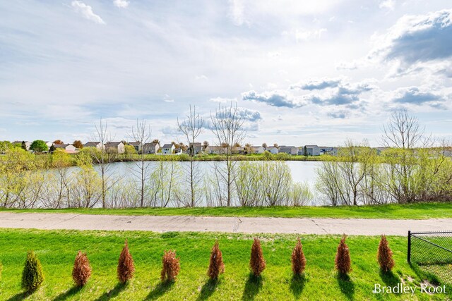 8161 W Sturtevant Ave, Richland, MI 49083 - water view featuring fence and nearby suburban area