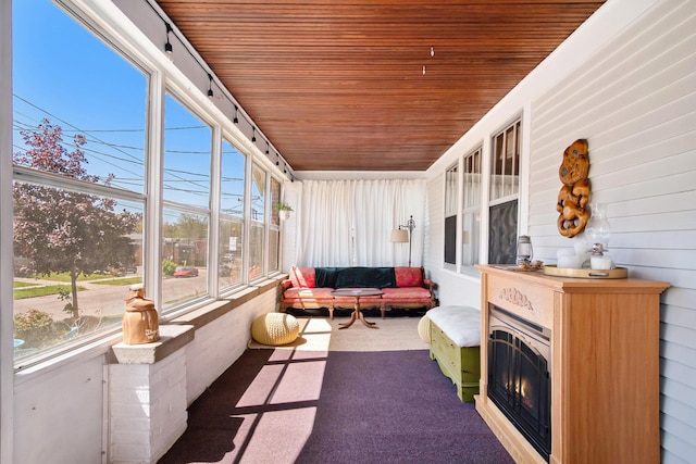 sunroom featuring plenty of natural light