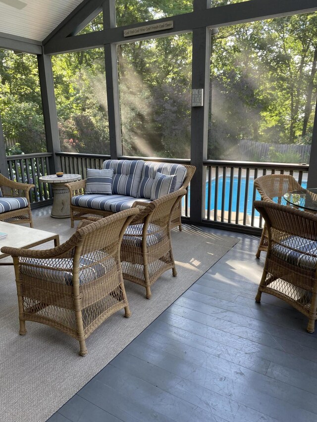 50102 Alpine Blvd, New Buffalo, MI 49117 - sunroom / solarium with plenty of natural light