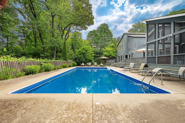 50102 Alpine Blvd, New Buffalo, MI 49117 - view of pool featuring a patio area
