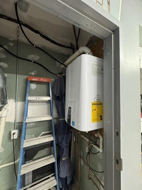 utilities featuring water heater