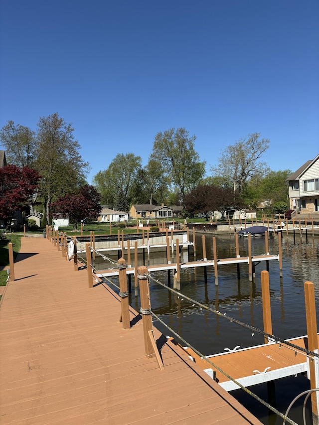 dock with a water view
