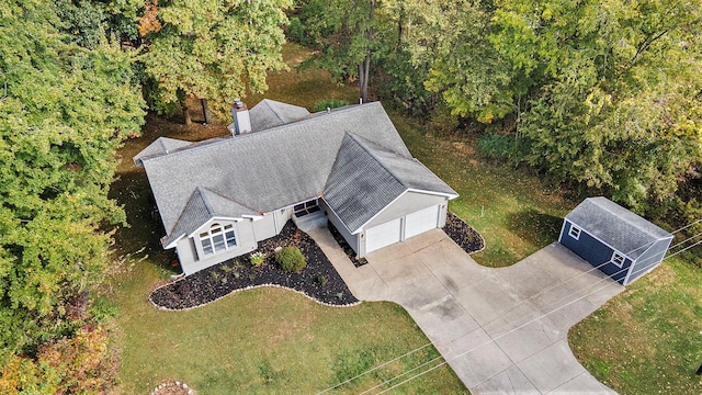 aerial view