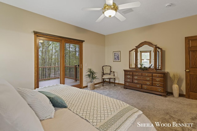 903 10 Mile Rd NW, Sparta, MI 49345 - carpeted bedroom with access to outside, multiple windows, and baseboards