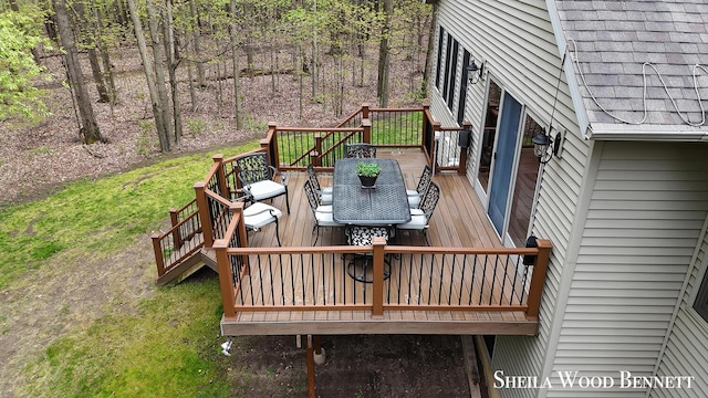 903 10 Mile Rd NW, Sparta, MI 49345 - view of wooden terrace