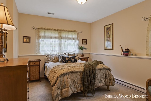 903 10 Mile Rd NW, Sparta, MI 49345 - carpeted bedroom with a baseboard heating unit