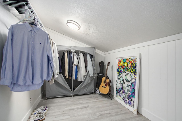 111 W 4th St, Buchanan, MI 49107 - spacious closet with wood finished floors and lofted ceiling