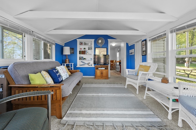 10982 Beech Is, Plainwell, MI 49080 - living room featuring light carpet