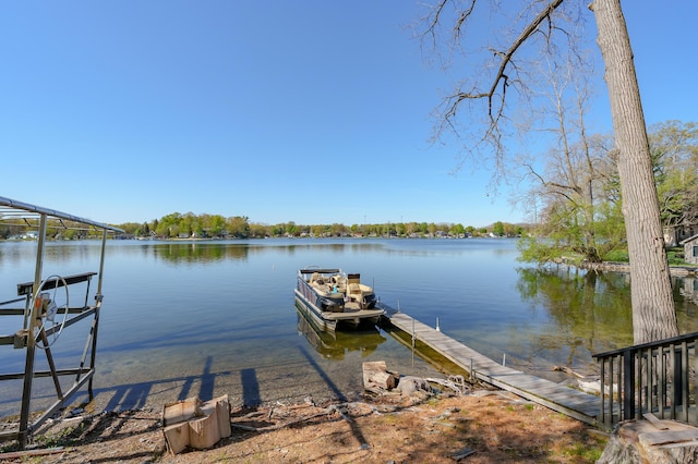 10982 Beech Is, Plainwell, MI 49080 - dock featuring a water view