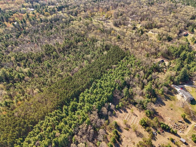 23748 Cutler Rd, Newaygo, MI 49337 - aerial overview of property's location with a forest