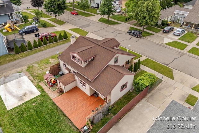 626 Academy St, Portland, MI 48875 - aerial perspective of suburban area
