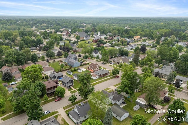 626 Academy St, Portland, MI 48875 - aerial perspective of suburban area