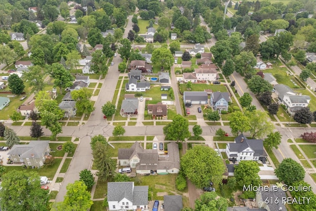 626 Academy St, Portland, MI 48875 - aerial view of residential area