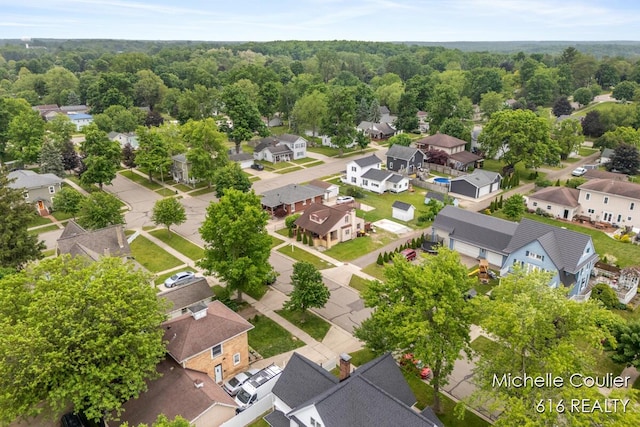 626 Academy St, Portland, MI 48875 - aerial view of residential area