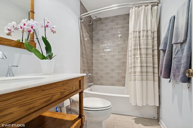 6490 E Chikaming, Sawyer, MI 49125 - bathroom with shower / tub combo, toilet, and vanity