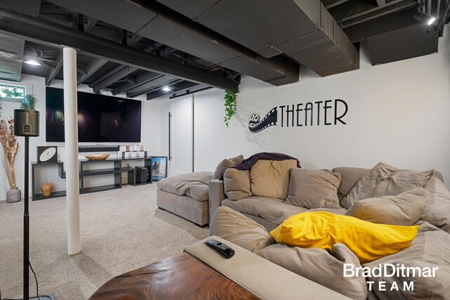 2151 Anderson Dr SE, Grand Rapids, MI 49506 - living room featuring carpet floors