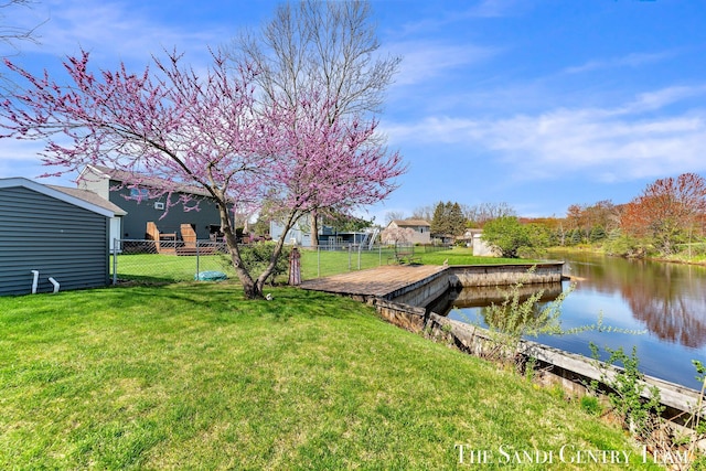 17083 Spahr St, Spring Lake, MI 49456 - dock with a water view
