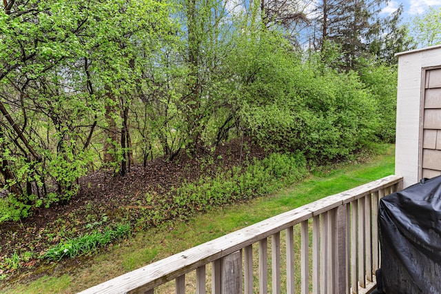 2485 Wildbrook Run Unit 154, Bloomfield Hills, MI 48304 - deck with area for grilling
