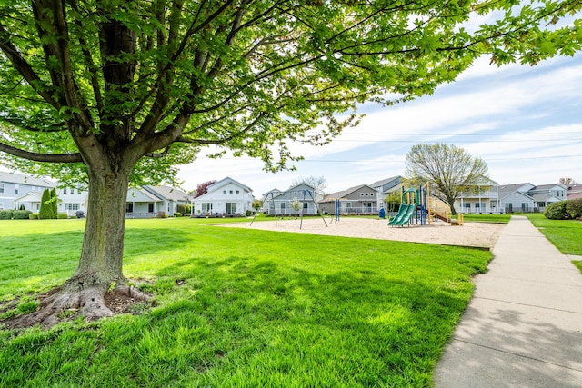 405 Anchors Way, Saint Joseph, MI 49085 - view of grassy yard with a residential view