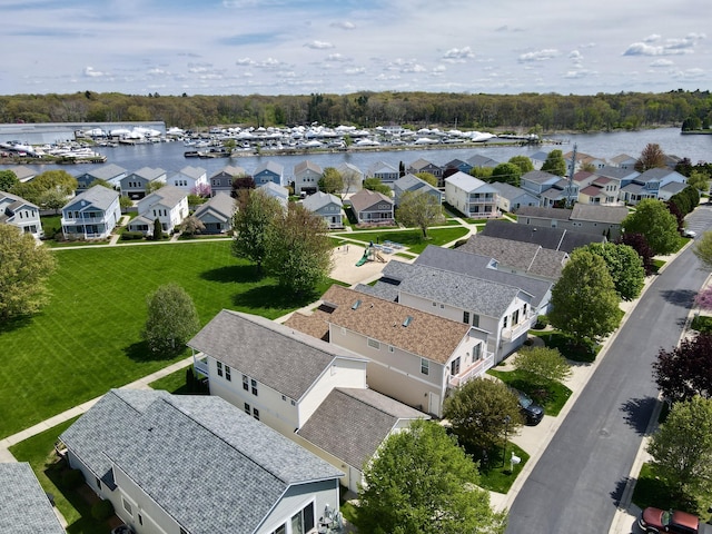 405 Anchors Way, Saint Joseph, MI 49085 - bird's eye view of a nearby body of water