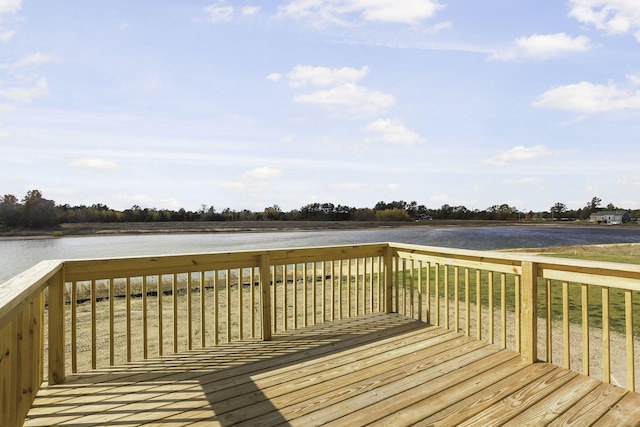 9423 Shoreway Dr, West Olive, MI 49460 - wooden deck featuring a water view