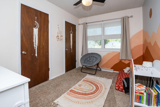 9017 N Main St, Berrien Springs, MI 49103 - carpeted bedroom featuring a ceiling fan