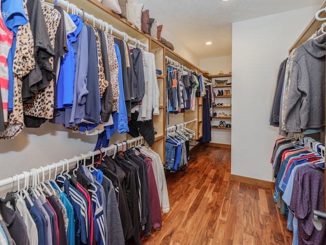 1518 M Dr S, East Leroy, MI 49051 - walk in closet featuring wood finished floors