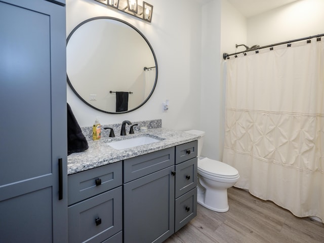 1518 M Dr S, East Leroy, MI 49051 - full bathroom featuring wood finished floors and vanity