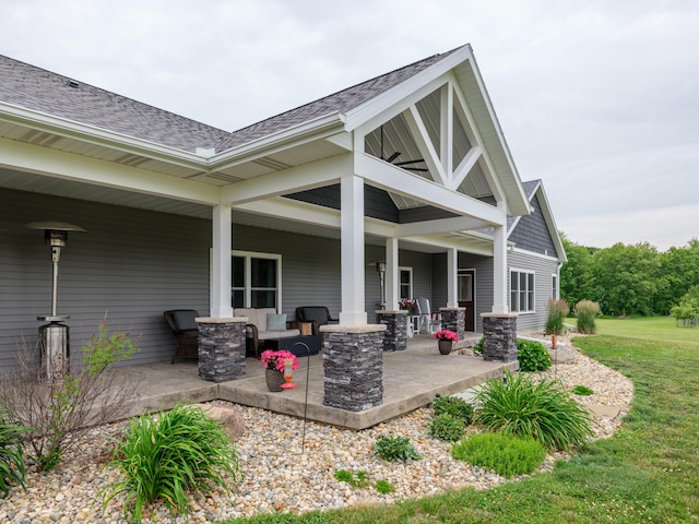 1518 M Dr S, East Leroy, MI 49051 - view of patio