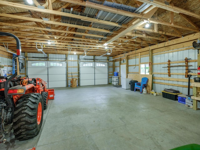 1518 M Dr S, East Leroy, MI 49051 - view of garage