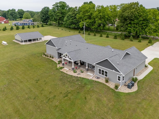 1518 M Dr S, East Leroy, MI 49051 - view from above of property featuring a tree filled landscape