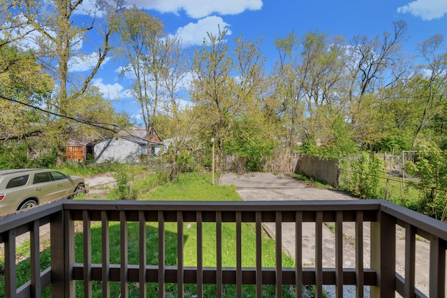 16568 Monica St, Detroit, MI 48221 - view of deck