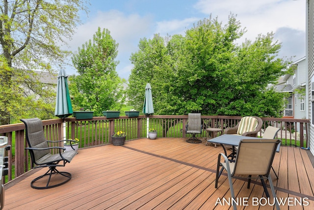 10852 Thornberry Way, Zeeland, MI 49464 - view of wooden deck