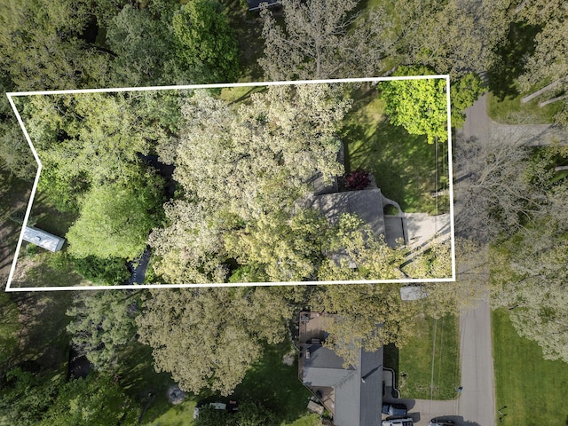 1514 Ferndale Blvd, Niles, MI 49120 - aerial view of property and surrounding area featuring property parcel outlined