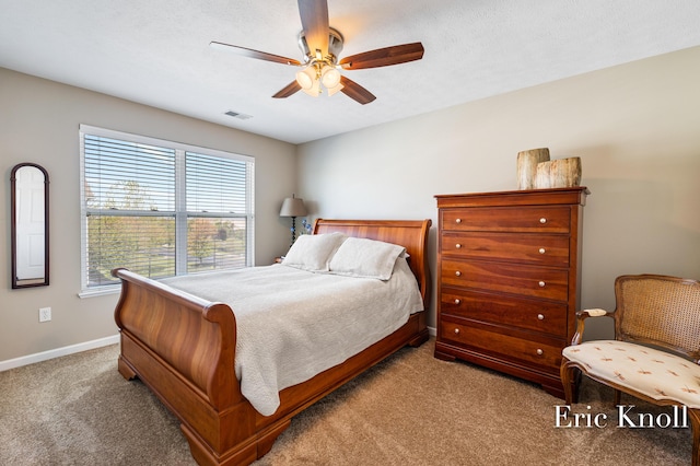 4865 Rapid River Ave SW, Wyoming, MI 49418 - bedroom with carpet flooring, baseboards, and ceiling fan
