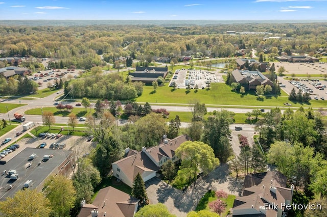 3185 Windcrest Dr NE, Grand Rapids, MI 49525 - aerial view of a heavily wooded area