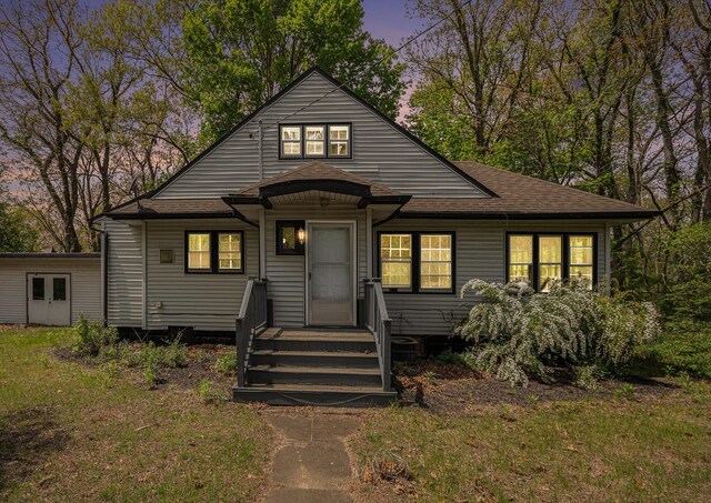 7566 Red Arrow Hwy, Stevensville, MI 49127 - bungalow-style home with roof with shingles