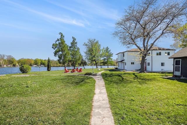 8700 E Napier Ave, Benton Harbor, MI 49022 - view of grassy yard featuring a water view
