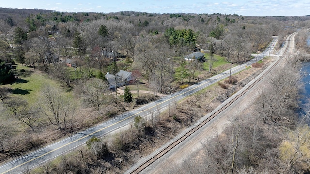 2277 W Huron River Dr, Ann Arbor, MI 48103 - drone / aerial view of a heavily wooded area