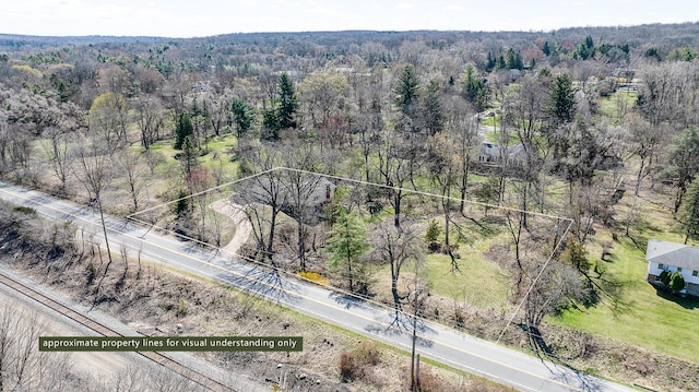 2277 W Huron River Dr, Ann Arbor, MI 48103 - bird's eye view of a forest