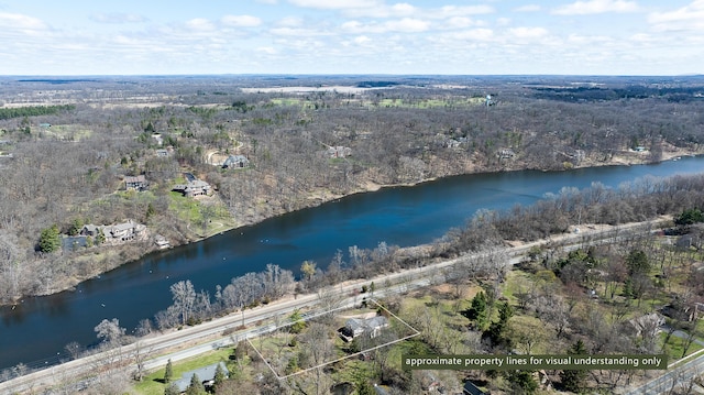 2277 W Huron River Dr, Ann Arbor, MI 48103 - view of property location with a large body of water, property boundaries highlighted, and a forest