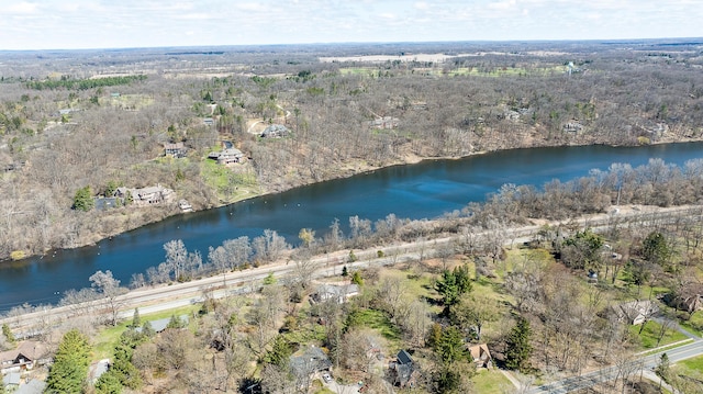 2277 W Huron River Dr, Ann Arbor, MI 48103 - view of property location featuring a large body of water and a forest