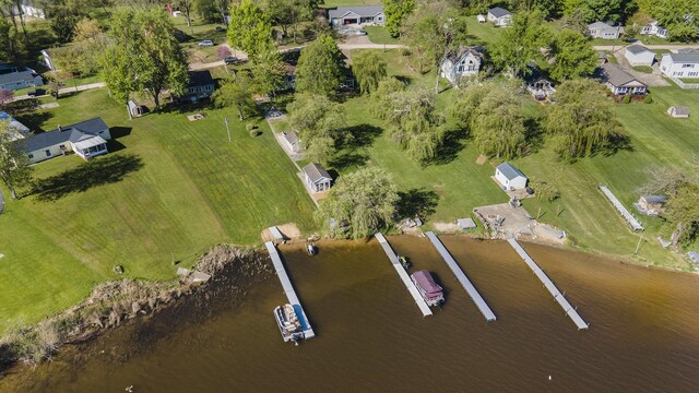 3309 Dumont Lake Dr, Allegan, MI 49010 - aerial overview of property's location featuring a large body of water and nearby suburban area