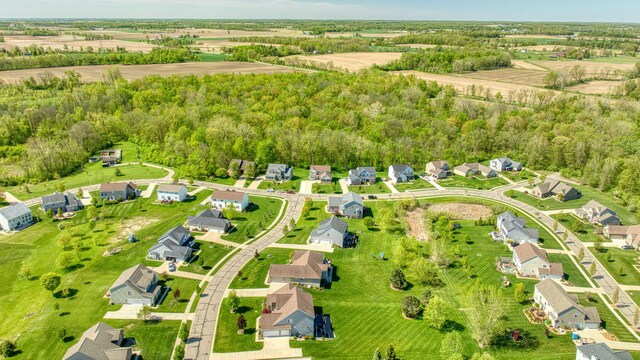 10478 River Edge Rd, Saline, MI 48176 - aerial overview of property's location with nearby suburban area