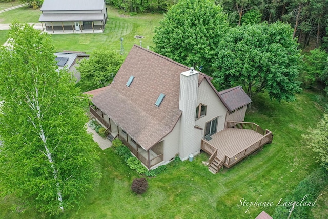 16913 Penny Ave NE, Sand Lake, MI 49343 - aerial view of property and surrounding area