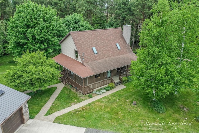 16913 Penny Ave NE, Sand Lake, MI 49343 - aerial view of property and surrounding area