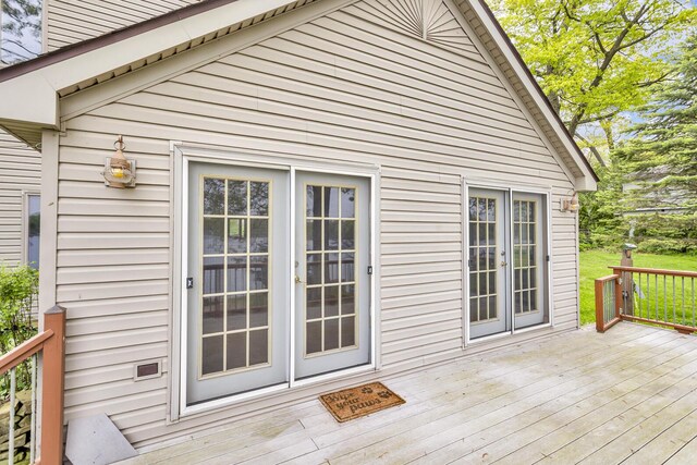 186 Goldsmith Dr, Clarklake, MI 49234 - view of deck