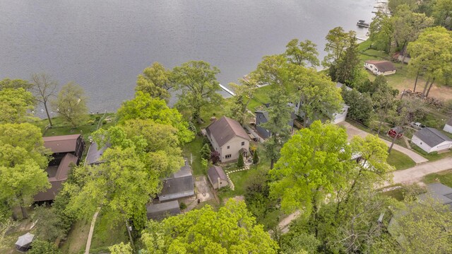 186 Goldsmith Dr, Clarklake, MI 49234 - aerial view of residential area featuring a nearby body of water