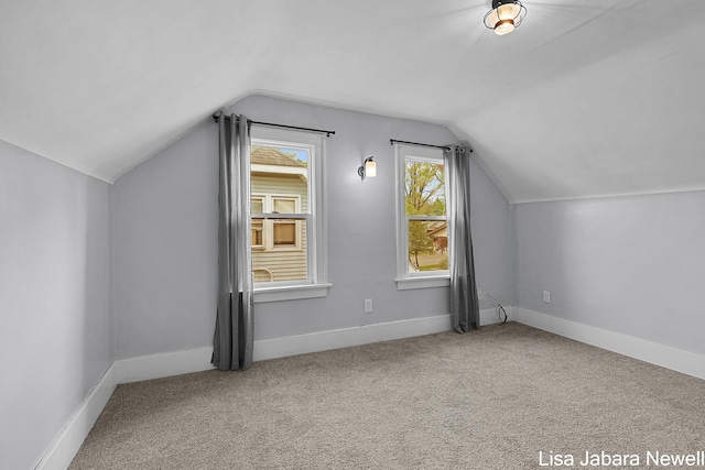 205 N Franklin St, Greenville, MI 48838 - bonus room featuring lofted ceiling, carpet flooring, and baseboards